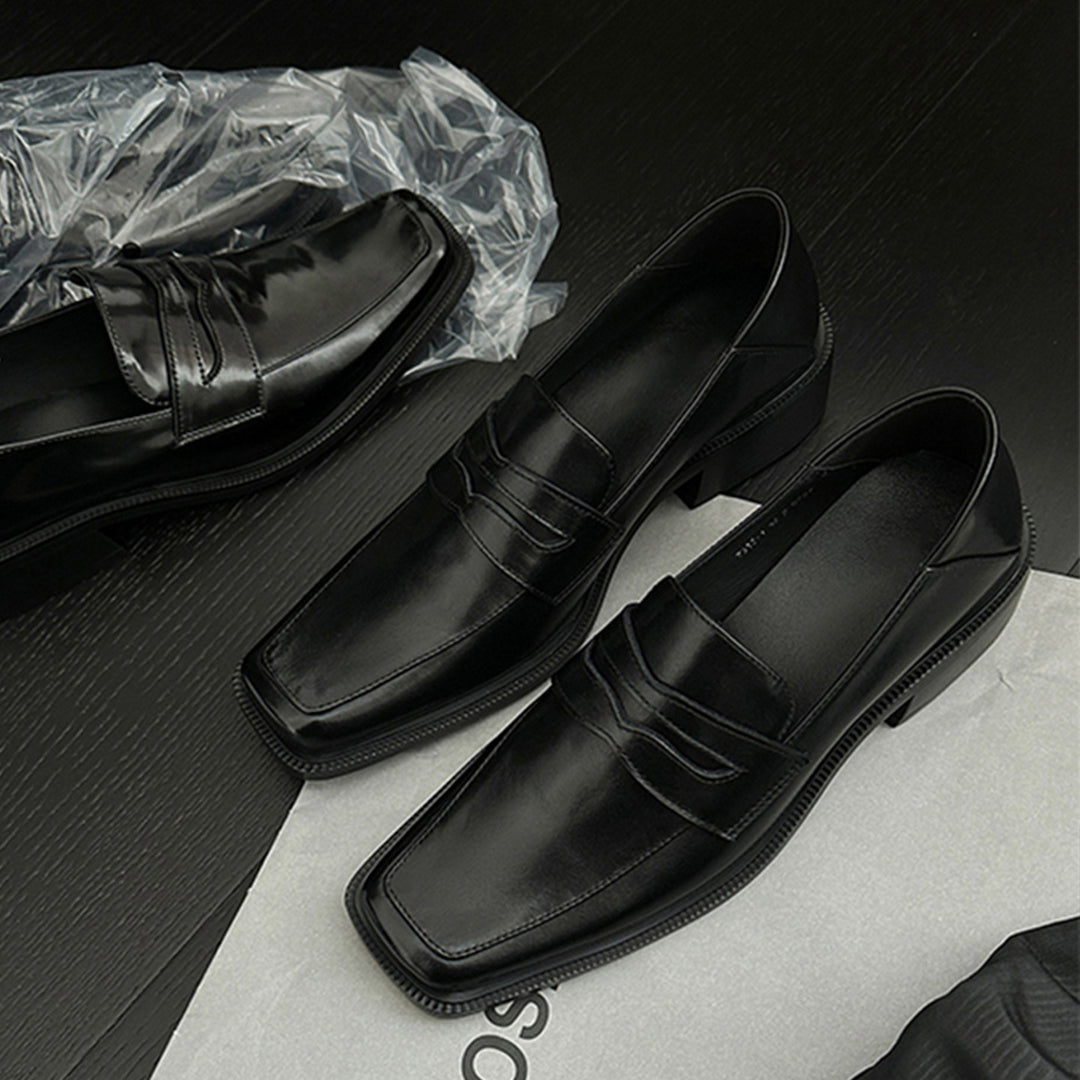 Damen elegante Loafers mit hochwertiger Lederoberfläche und modischem Design R&B