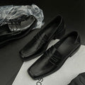 Damen elegante Loafers mit hochwertiger Lederoberfläche und modischem Design