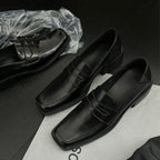 Damen elegante Loafers mit hochwertiger Lederoberfläche und modischem Design