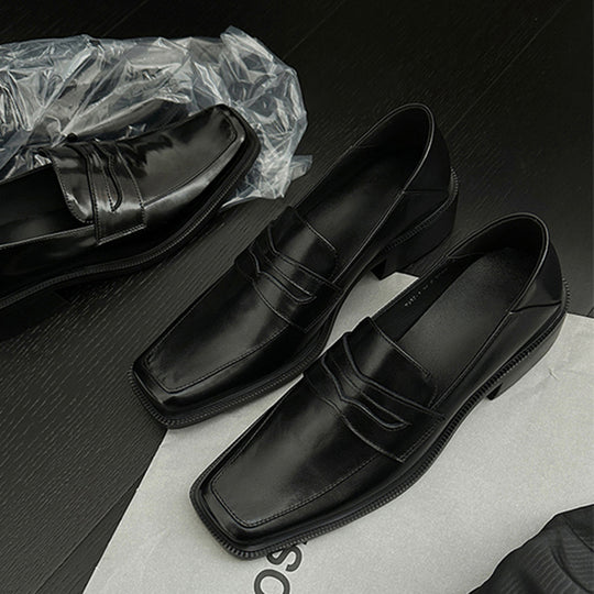 Damen elegante Loafers mit hochwertiger Lederoberfläche und modischem Design R&B