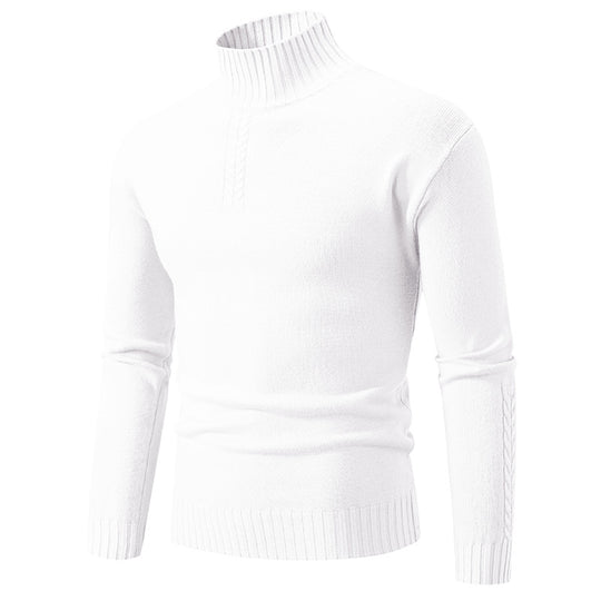 Herren Rollkragenpullover aus grobem Strick R&B