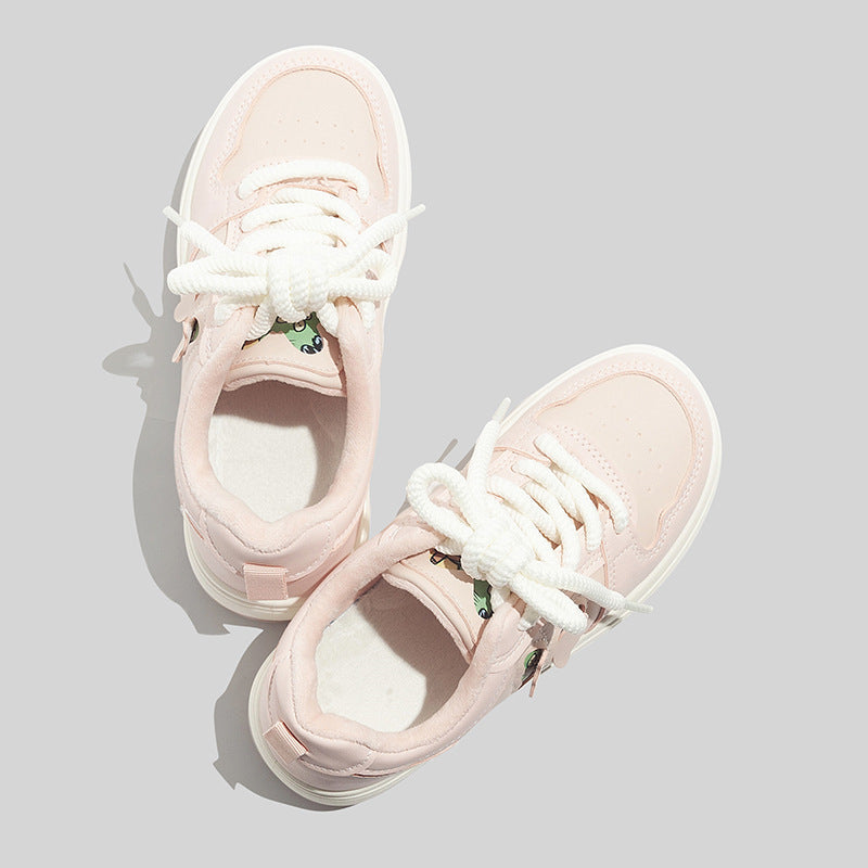 Damen Komfortable Sneakers mit weichem Innenfutter und trendy Design