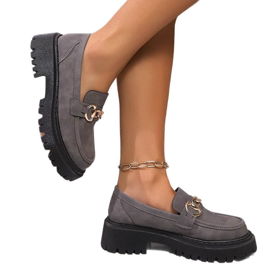 Damen Plateau-Loafers R&B