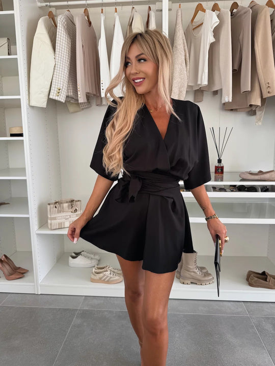 Damen Wickelkleid mit schmeichelndem Schnitt R&B