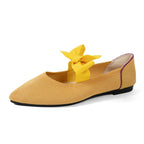 Damen spitzen Ballerinas mit eleganter Schleifenapplikation R&B