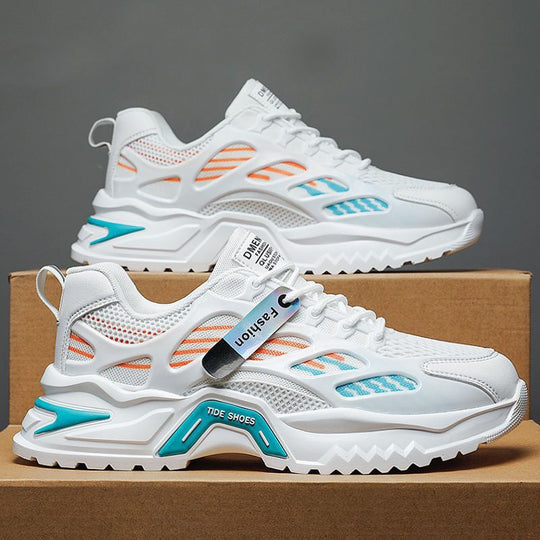 Damen Sportliche Sneakers mit atmungsaktiver Mesh-Konstruktion und rutschfester Sohle R&B