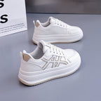 Damen Modische Sneakers mit hohem Plateau und eleganter Naht R&B