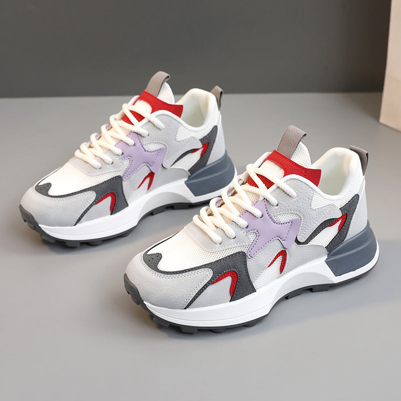 Damen Sportliche Lauf-Sneaker mit stoßdämpfender Sohle und modischem Design R&B