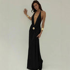Damen Elegantes Wickelkleid mit tiefem V-Ausschnitt und innovativem Raffungselement R&B
