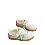 Damen Freizeit Sneakers mit bunten Applikationen und rutschfester Sohle R&B