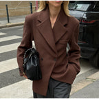 Damen klassischer, taillierter Blazer R&B