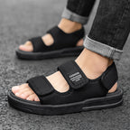 Damen sportliche und atmungsaktive Freizeitsandalen mit verstellbaren Riemen R&B