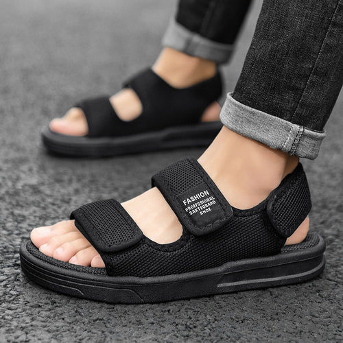Damen sportliche und atmungsaktive Freizeitsandalen mit verstellbaren Riemen R&B