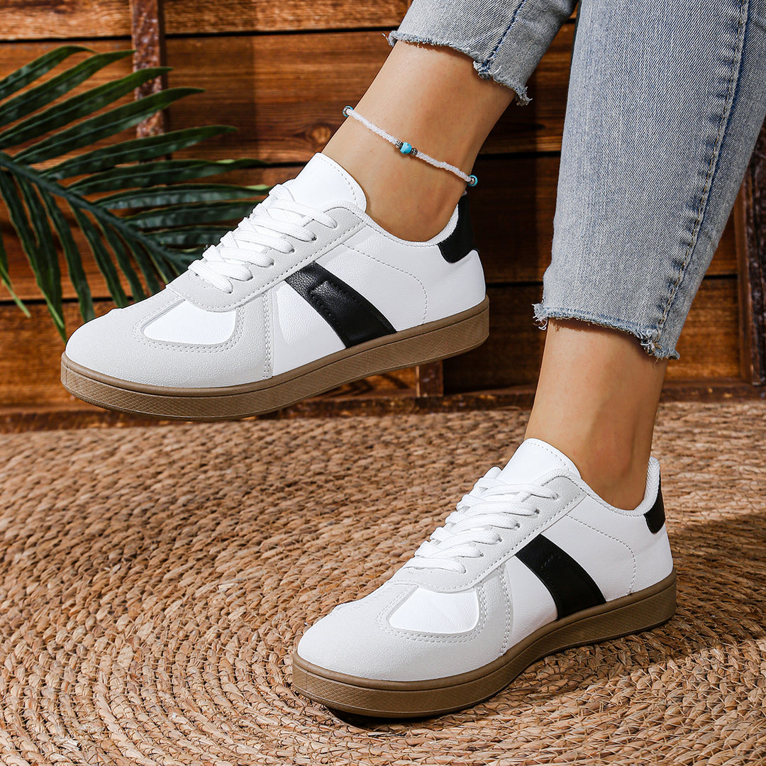 Damen Sneakers mit glänzenden Akzenten und bequemem Fußbett R&B
