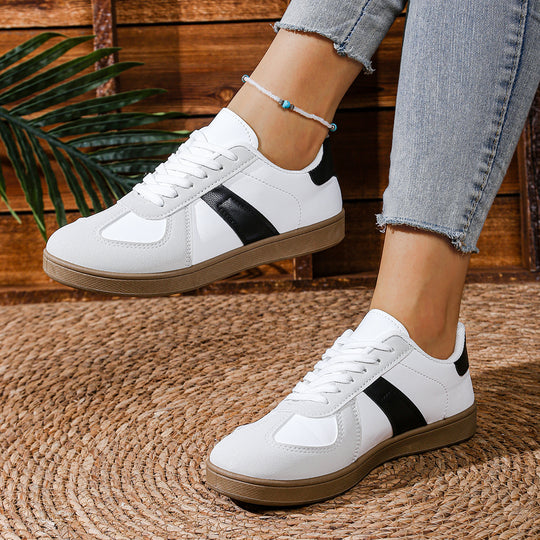 Damen Sneakers mit glänzenden Akzenten und bequemem Fußbett R&B