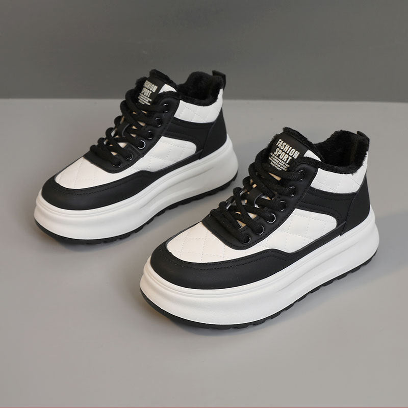 Damen Sportliche High-Top Sneakers mit Weichfutter und rutschfester Sohle R&B