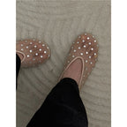 Damen modische Slipper mit funkelnden Strassverzierungen R&B