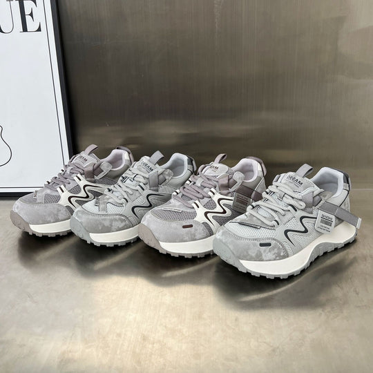Damen Sportliche Sneakers mit ergonomischer Dämpfungstechnologie und rutschfester Sohle R&B