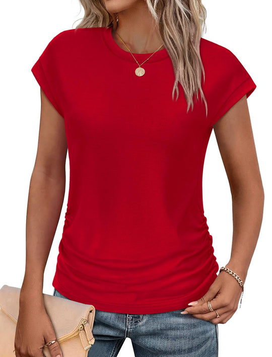 Damen Stylisches Oberteil mit lässigen Rüschendetails R&B