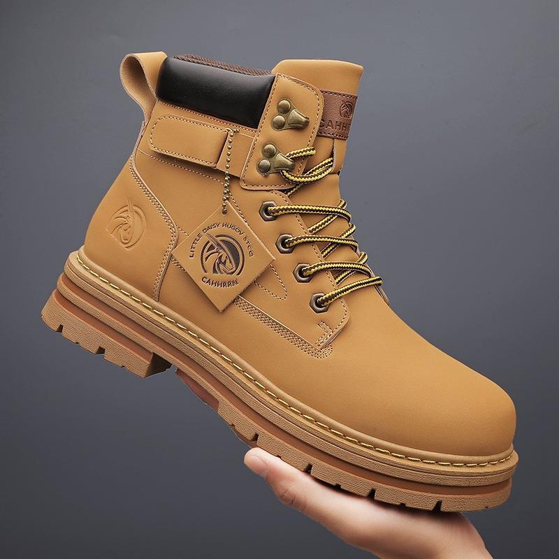 Damen robuste Stiefel mit modischen Details und rutschfester Sohle