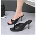 Damen Offene High-Heel Sandalen mit elegantem Schleifendetail R&B