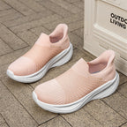 Damen Slip-On Laufschuhe mit hochwertigem atmungsaktivem Mesh-