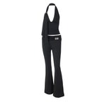 Damen Jumpsuit mit elegantem Halterdesign und schmaler Passform R&B