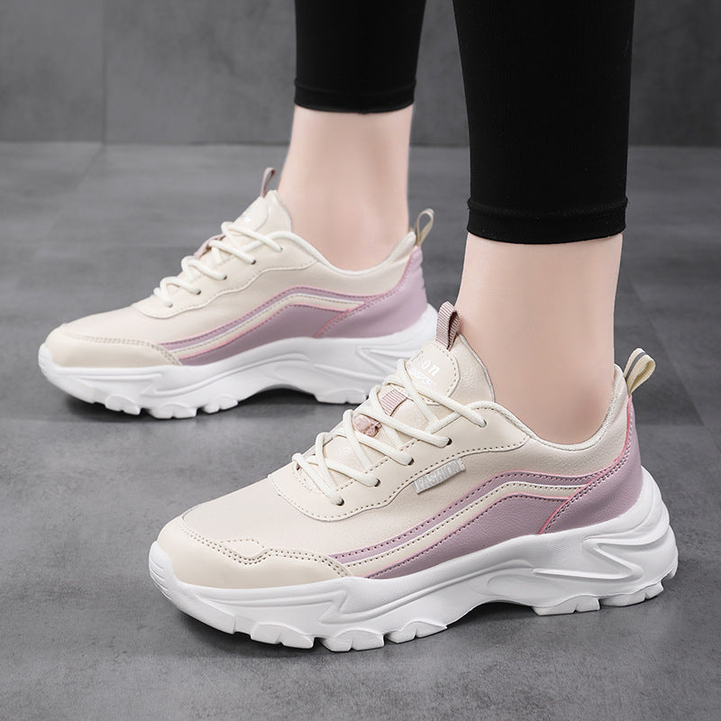 Damen modische und komfortable Sneakers mit dämpfender Sohle