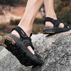 Herren Outdoor Trekking-Sandalen mit verstellbarem Schnellverschluss R&B