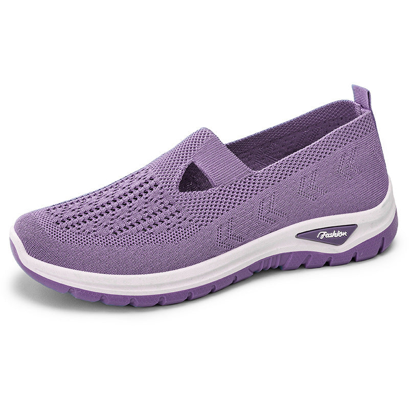 Damen Atmungsaktive Slip-On Freizeitschuhe R&B