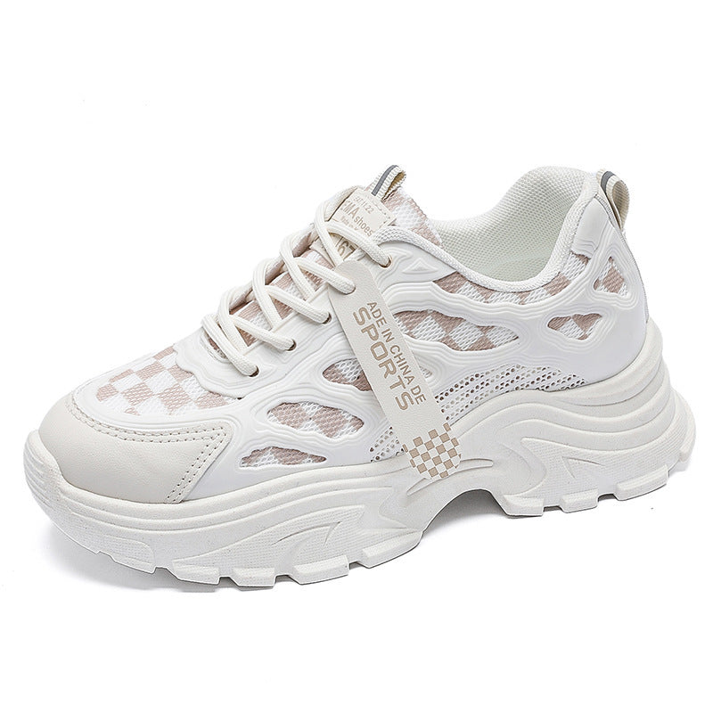 Damen Futuristische Lauf-Sneaker mit atmungsaktivem Mesh und gepolsterter Sohle R&B