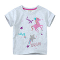 Mädchen T-Shirt mit buntem Einhorn-Design und inspirierendem Schriftzug R&B
