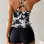 Damen Tankini-Oberteil mit sportlichen Shorts R&B