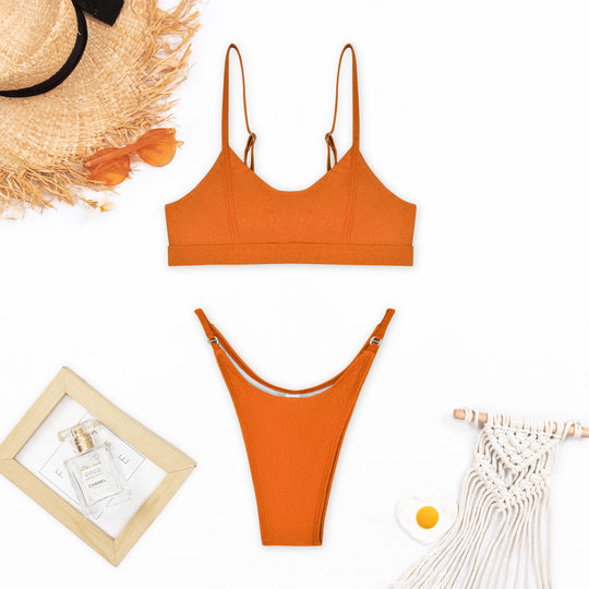 Damen Sportlicher Bikini mit femininen Trägern R&B