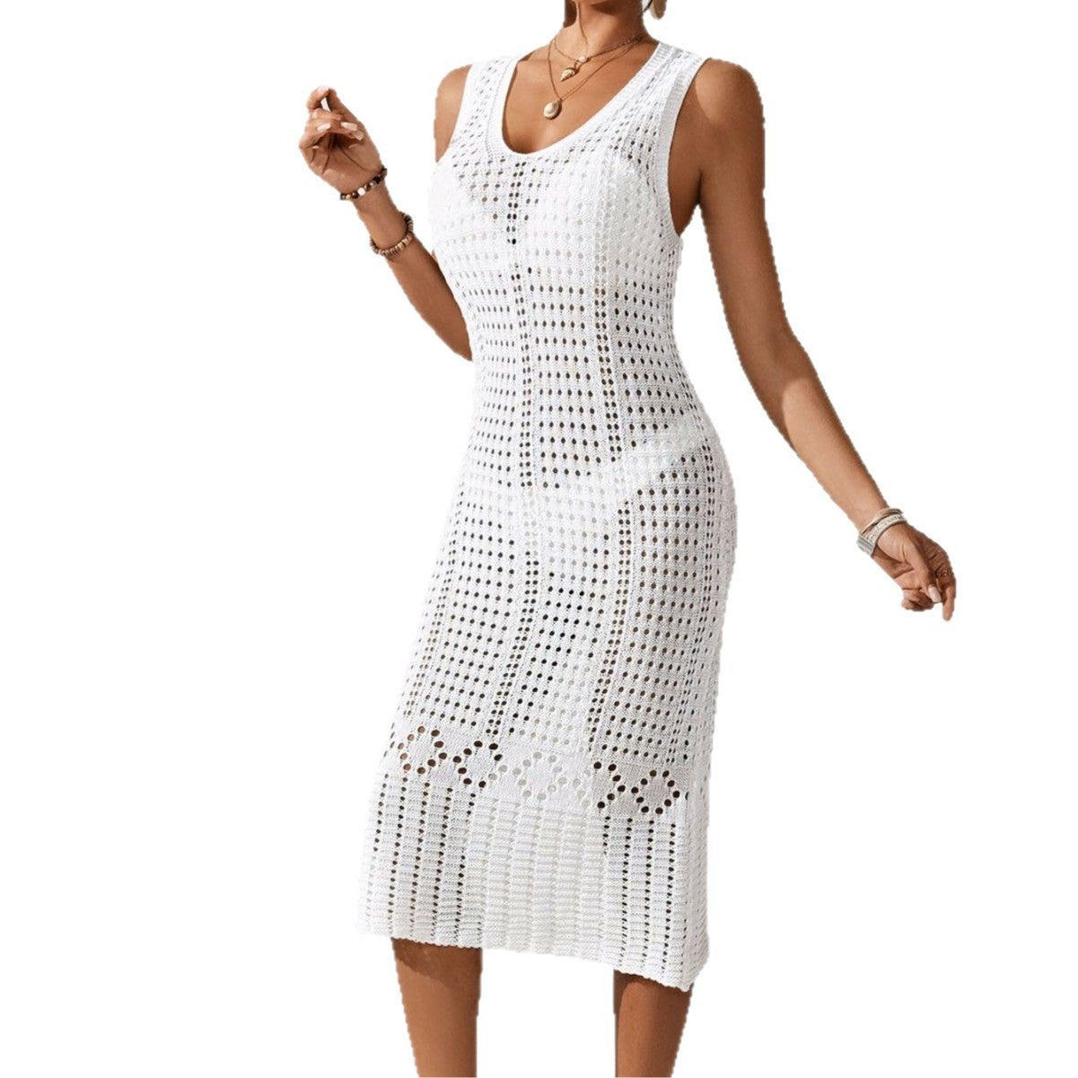 Damen Häkel-Sommerkleid R&B