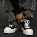 Damen Hohe Sneakers mit robustem Plateau und sportlichem Design