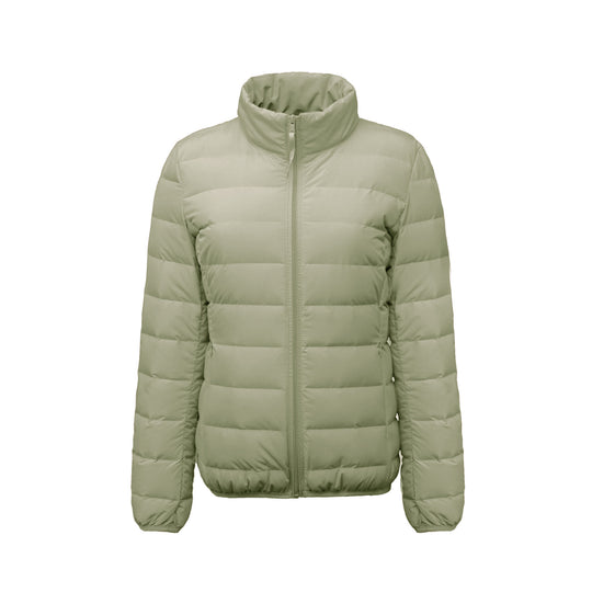 Damen Isolierte Steppjacke mit hohem Kragen und elastischen Bündchen R&B