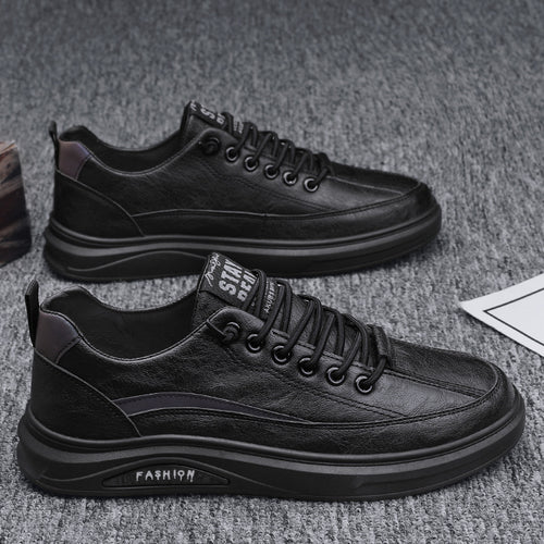 Damen Sportliche Sneakers mit atmungsaktiver Leder-Oberfläche und dämpfender Sohle R&B