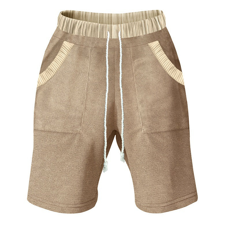 Herren Freizeit-Shorts mit elastischem Bund und praktischen Seitentaschen R&B