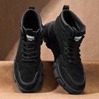 Damen modische Winterstiefel mit rutschfester Sohle und hoher Knöchelhöhe R&B