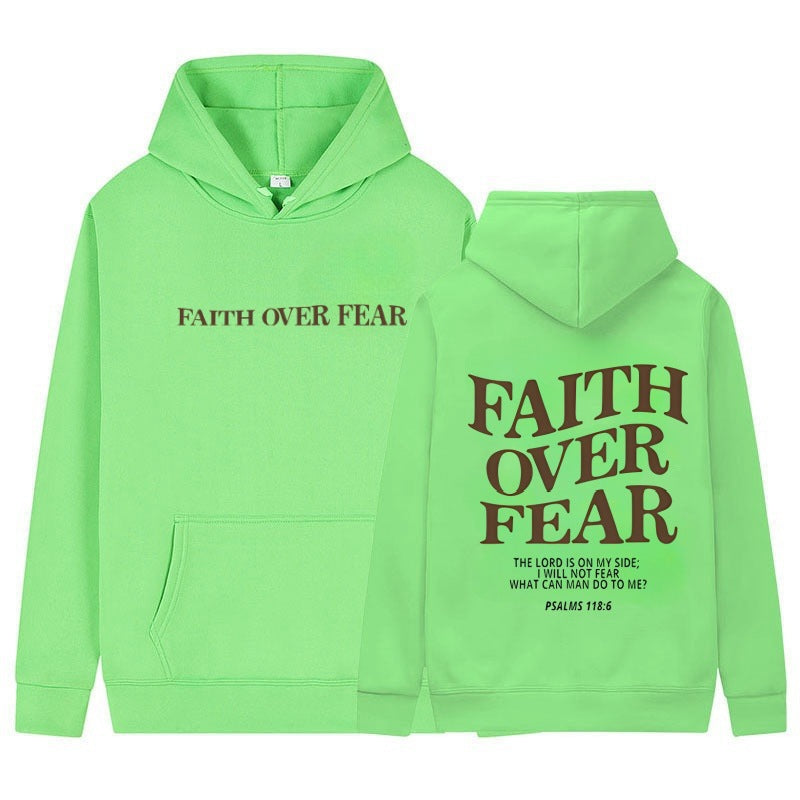 Damen Kapuzenpullover mit inspirierendem Schriftzug und hochwertiger Baumwolle R&B
