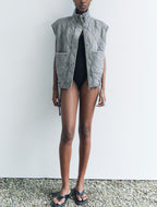 Damen Weste mit Steppdesign R&B