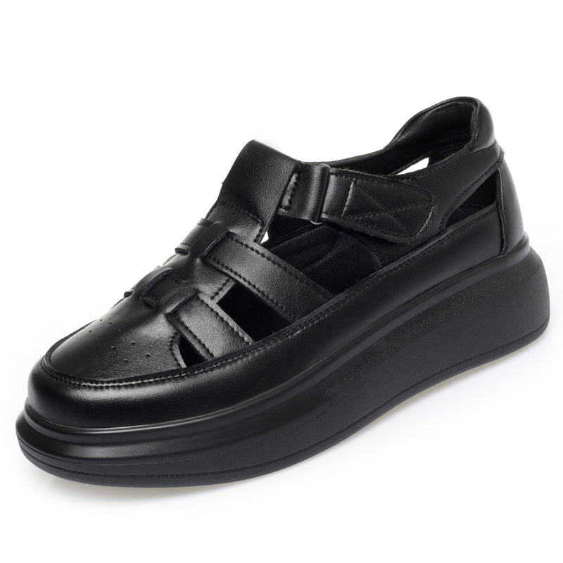 Damen Komfortable Sandalen mit verstellbarem Klettverschluss und atmungsaktivem Obermaterial R&B