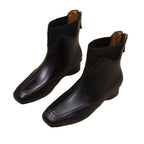 Damen elegante Chelsea-Stiefeletten mit flexiblem Stretch-Einsatz R&B