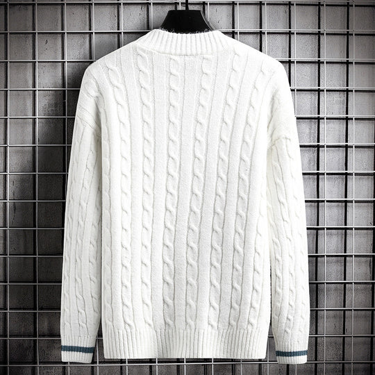 Damen Strickjacke mit Zopfmuster und Knopfdetails R&B