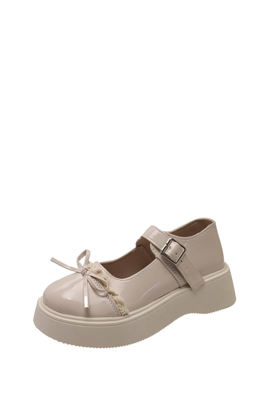 Damen Komfortable Slipper mit elegantem Riemendesign und modischer Schleife R&B