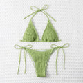 Damen Raffiniertes Wickel-Bikini-Set R&B