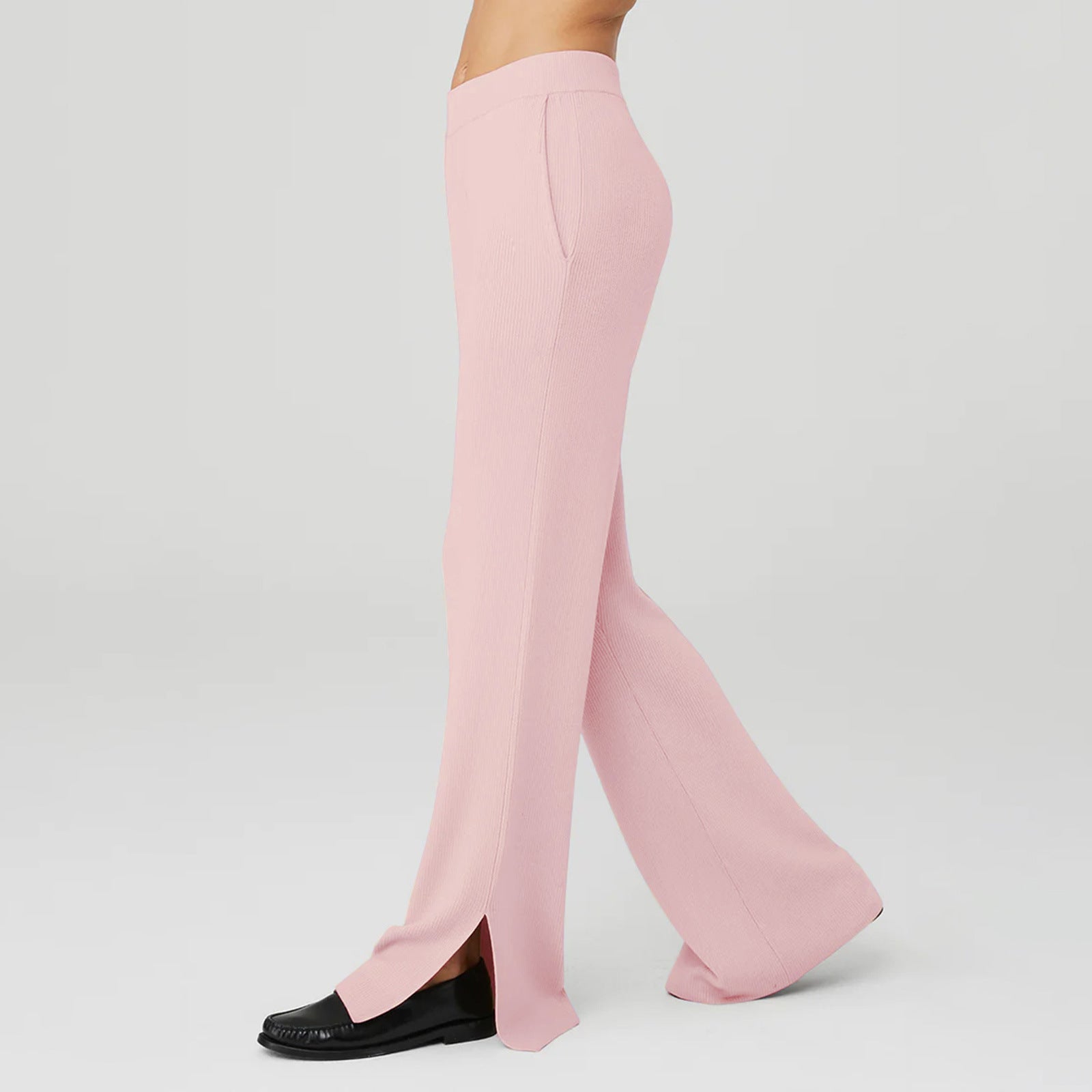 Damen Elegante und luftige Hosen mit seitlichen Schlitzen R&B