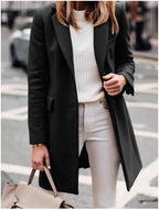 Damen eleganter taillierter Übergangsblazer