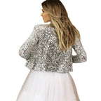 Damen Glitzernde Abendjacke R&B